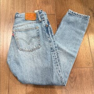 Levi's Women’s 501 Straight Jeans in Light Blue